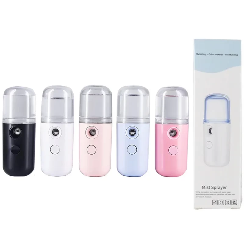 Portable USB Rechargeable oz ml Nano Mist Humidifier Mini Handheld Hydrating Sprayer Facial Steamer Beauty For Eyelash Extensions Skin Care MakeUp