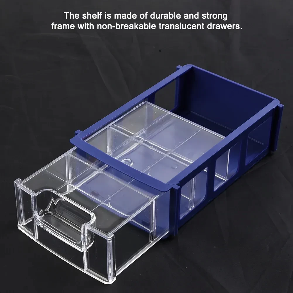 Portable Stackable Screws Storage Box Electronic Parts Screw Organizer Toolbox Storage Tool Plastic Parts Organizer Box