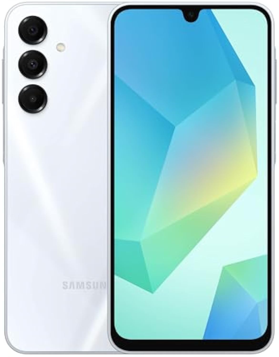 Samsung Galaxy A16 5G A-series, unlocked Android smartphone, large AMOLED display, durable design, super-fast charging, expandable storage, 5G connectivity, US version, 2025, light gray.